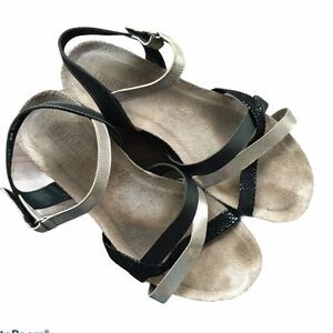 𝅺munro Sling Back Cork Wedge Strappy Summer Sandals 11